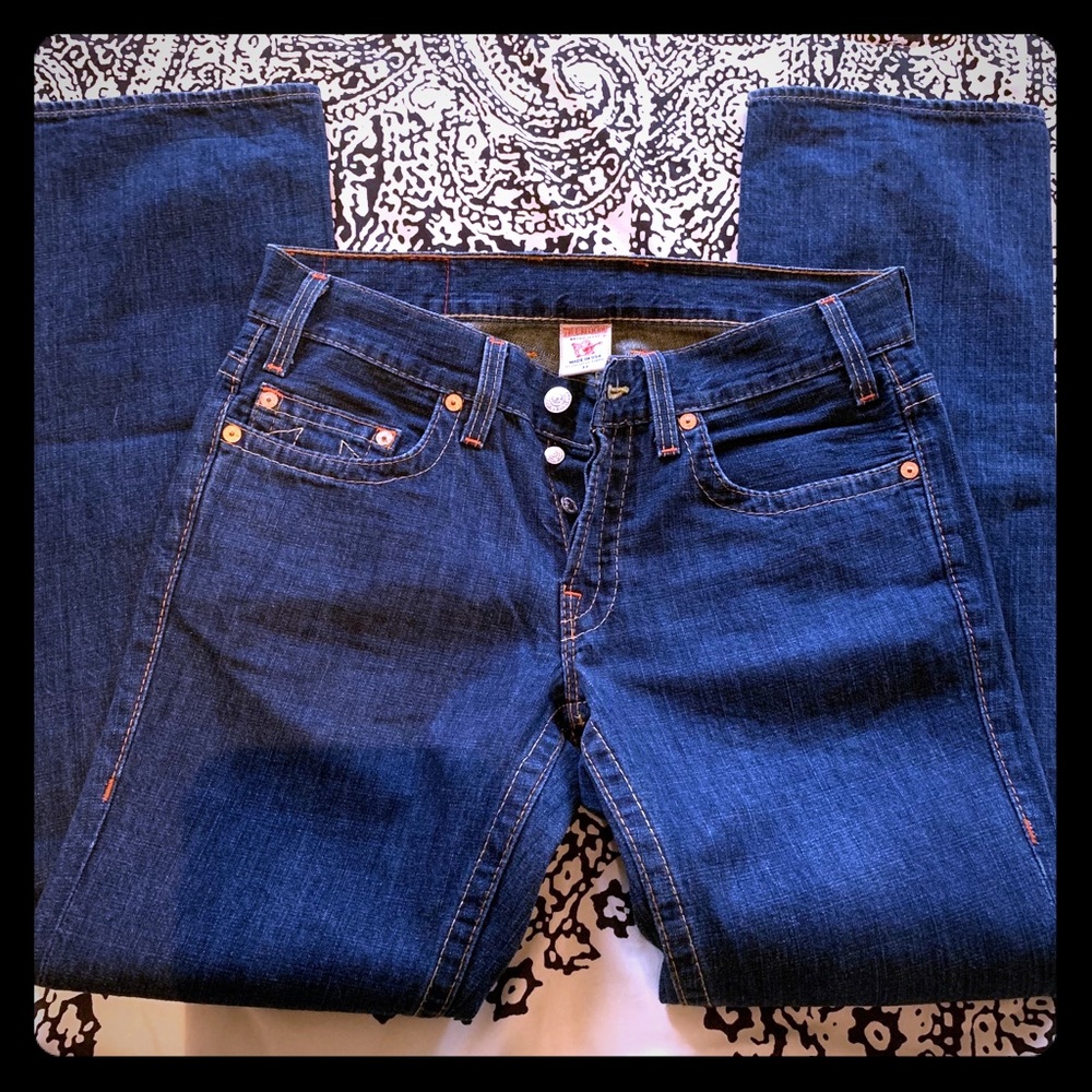 NWOT True Religion Authentic Logan Straight Jeans